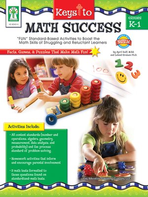 cover image of Keys to Math Success, Grades K - 1